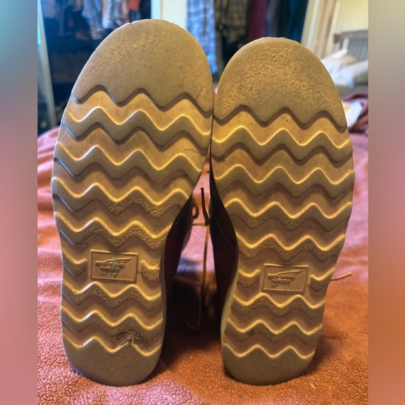 Red Wing Shoes Brown Leather Womens Moc Toe Wedge Sole 6.5 B - Picture 6 of 7